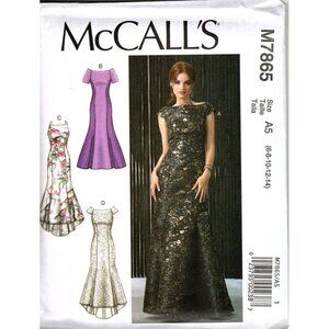 McCall's M7865 Misses 6 to 14 Special Occasion Dress Uncut Sewing Pattern